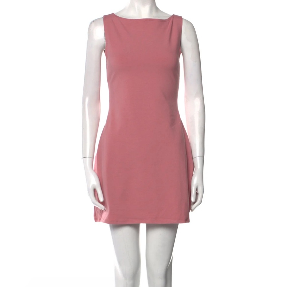 Reformation Nataly Cotton Dress Mini Style Bodycon Size Small Women’s Pink
